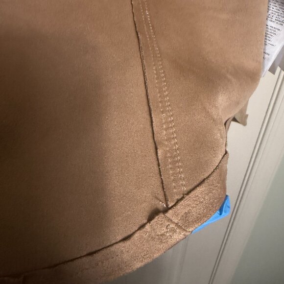 GUESS Faux Suede Button-Down Shirt – “ES New LS Daisy Shirt” – Size XS - Picture 6 of 9